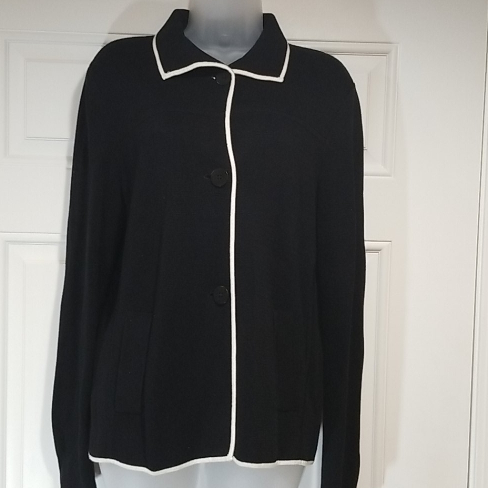 CARDIGAN: Black Talbots Jacket